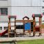 Alpha playhouse with slide na hřišti