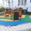Alpha playhouse with slide na venkovním hřišti