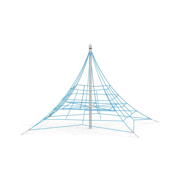 Small Powerclimber climbing net v modré barvě