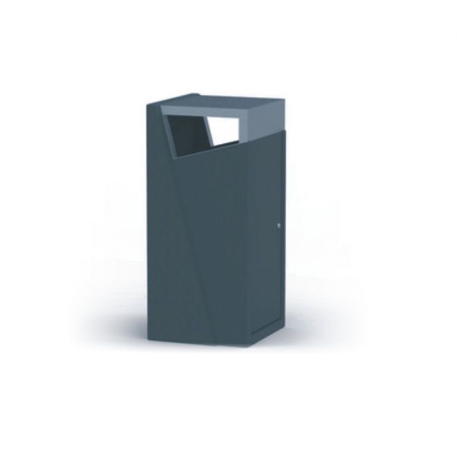 Moderní Chicago bin s hranatým, minimalistickým designem.