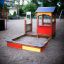 Villa sandbox with a playhouse na hřišti