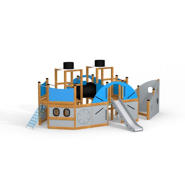 Steamboat ship with slide hřišťové vybavení.