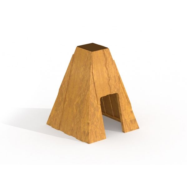 Small Tipi wooden house pro děti.