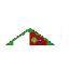 Tent wooden playhouse s barevnými ilustracemi sov.