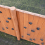 Dřevěný Climbing Wall pro venkovní hřiště.