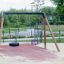 Venkovní Double Swing na hřišti