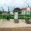 Venkovní fitness vybavení - Grandis Training Set na hřišti.