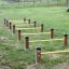 Agility Mini Jump Bars pro venkovní trénink a cvičení
