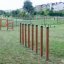 Agility Weave Poles venkovní cvičební vybavení pro psy v prostředí parku