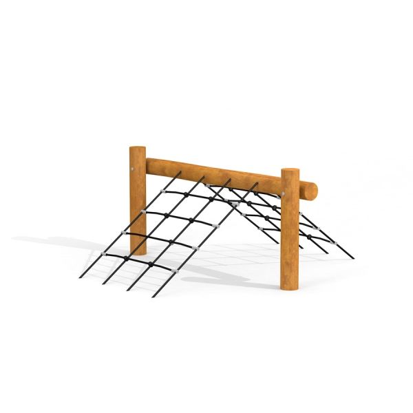 Dřevěný Dragonfly climbing net pro dětské hřiště