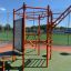 Hexagon Training Set w/ Stairs instalované na venkovním sportovním hřišti.