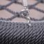 Detail spojení lana a řetězu Metal Swing Frame 2+1+1 (BNS 90) (multiple swing).