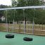 Double swing s pneumatikovými sedátky na hřišti