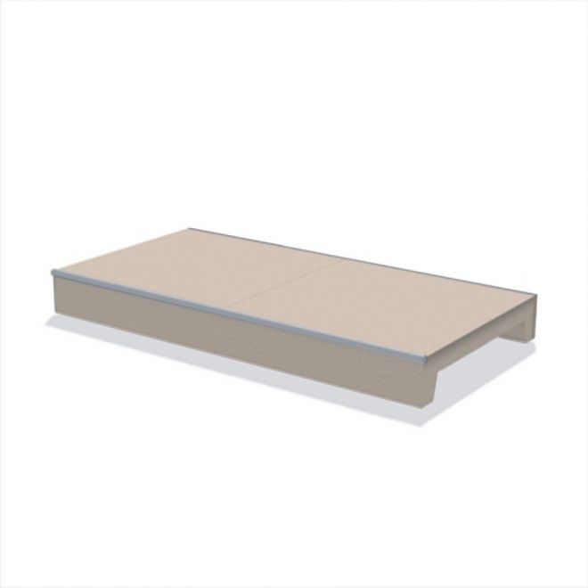 Obdélníková dřevěná plošina Walk Box pro hřiště.