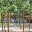 Yellowstone wooden playhouse v parku