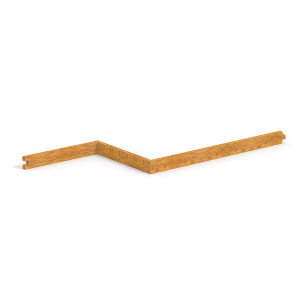 Larch beam (running meter) v úhlovém uspořádání