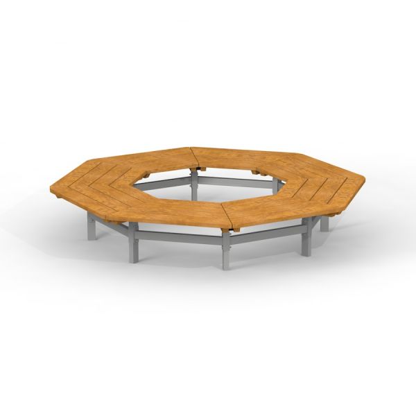 Octagonal Tree Seat venkovní dřevěná lavička.