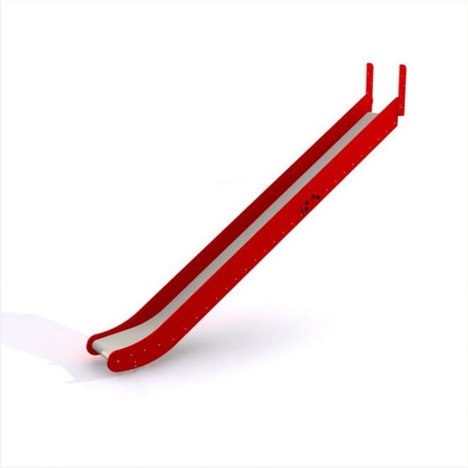 Červená Slide pro hřiště.