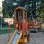 Dixie playhouse with slide na hřišti