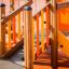 Rubik playhouse with slide dřevěná konstrukce s barevnými prvky