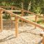 Climb Obstacle wooden ladder na venkovním hřišti