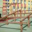 Climb Obstacle wooden ladder v prostředí hřiště