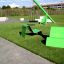 Zelený Lounge chair na hřišti.