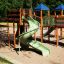 Space Station castle with slide na hřišti