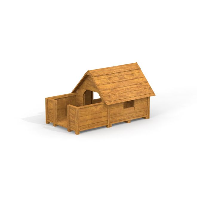 Dřevěný domeček Veranda House Nature pro děti.